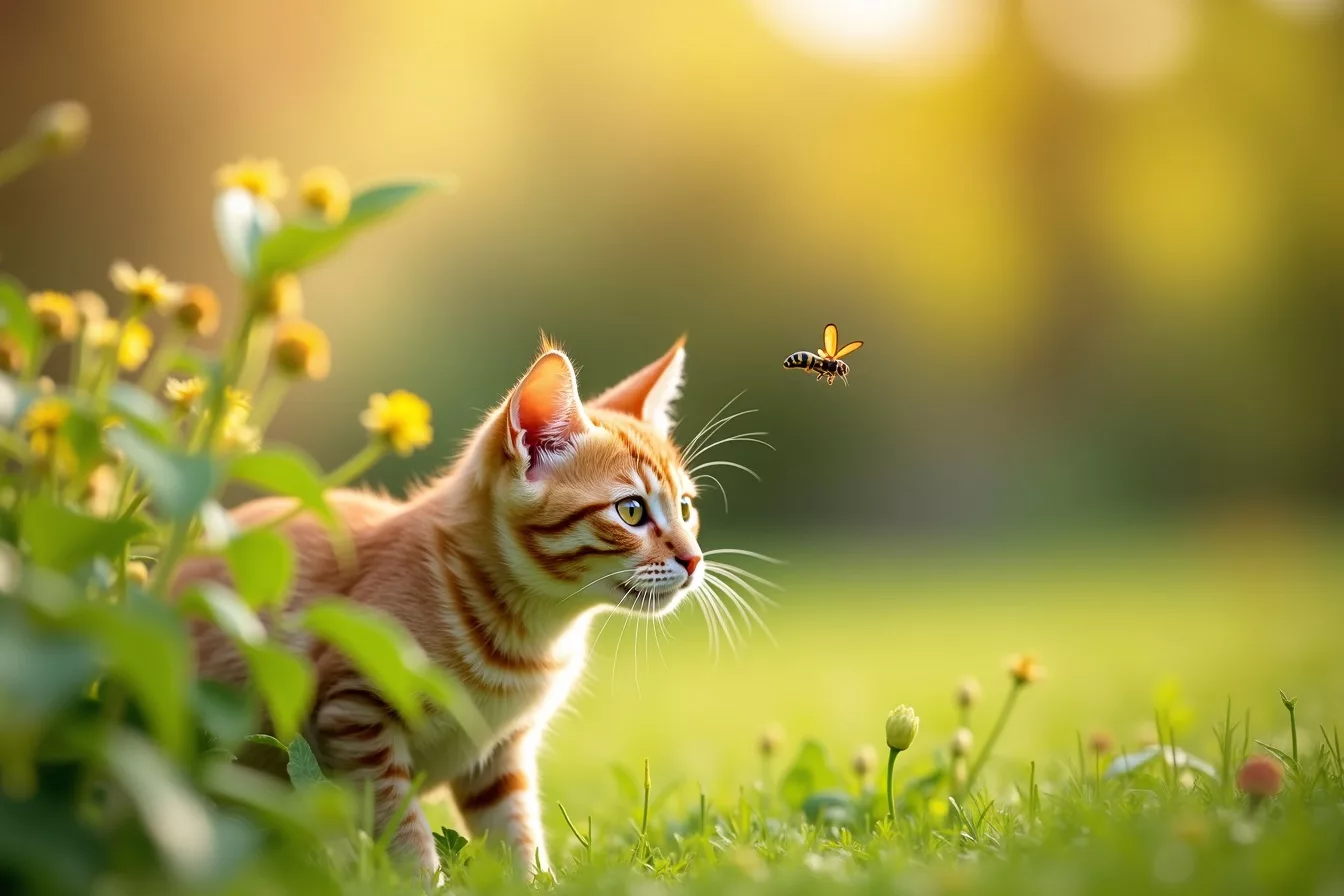 cat — Cats and Wasps: Why Cats Chase Them and What to Do When They Get Stung